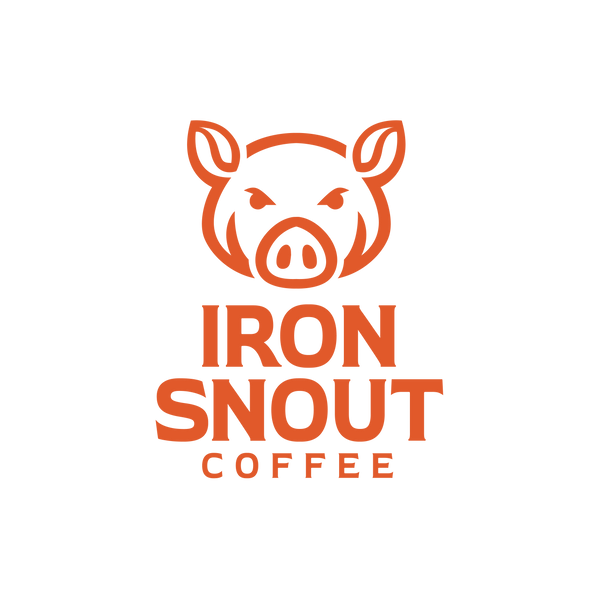 iron snout coffee logo